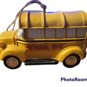 Vintage School Bus Bird house